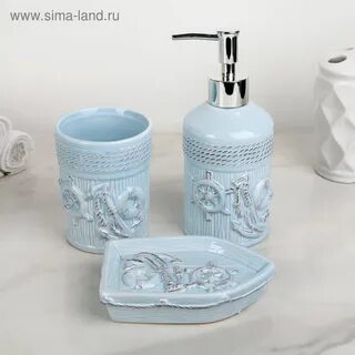 Наборы для ванной комнаты мыльница стакан