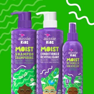 Buy Aussie Kids Shampoo, Conditioner, and Detangler Bundle, Sulfate Free an...