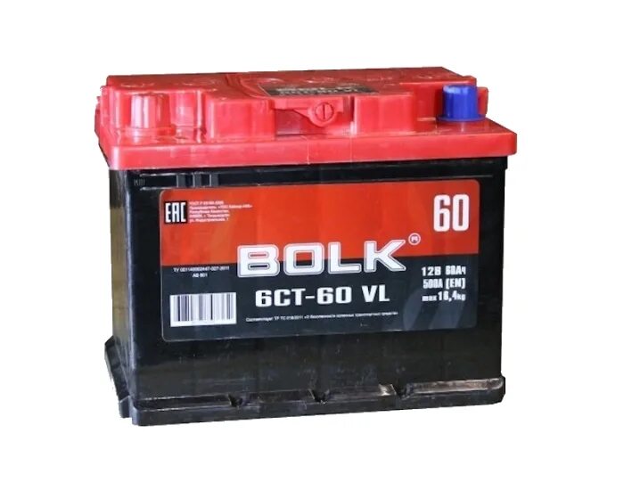 BOLK 6ct 60. BOLK 190 аккумулятор. BOLK 6ct-60 VL. Аккумулятор Исток 60 а/ч прямая l+ 242x175x190 en510 а.