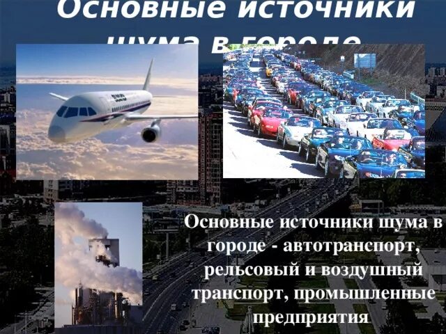 Перечислить источники шума. Перечислить источники шума