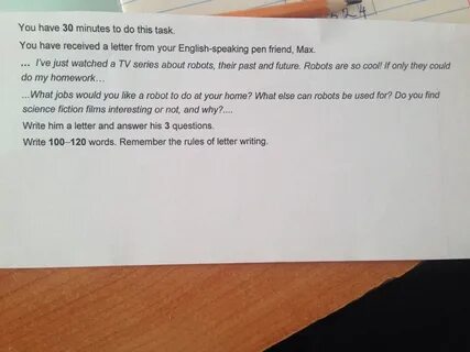 Do you wrote this letter