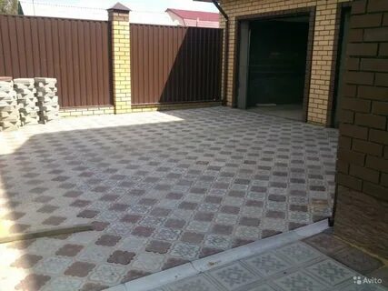 Тротуарная плитка под беседку