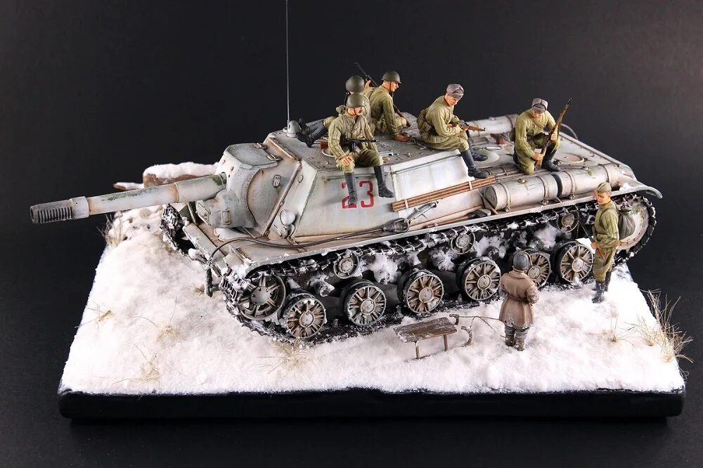 Модель Ханомаг в 1/35. Военно исторические диорамы. Моделизм диорамы. Модели второй мировой войны