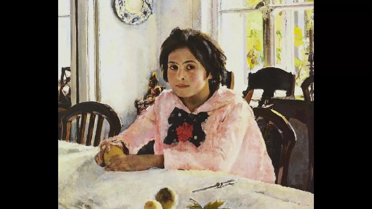 Девушка с персиками Серова. «Девочка с персиками» 1887 г.
