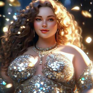 Сказочно красивая девушка плюс сайз 💕 на теле ничего, большой бюст, ловит ...