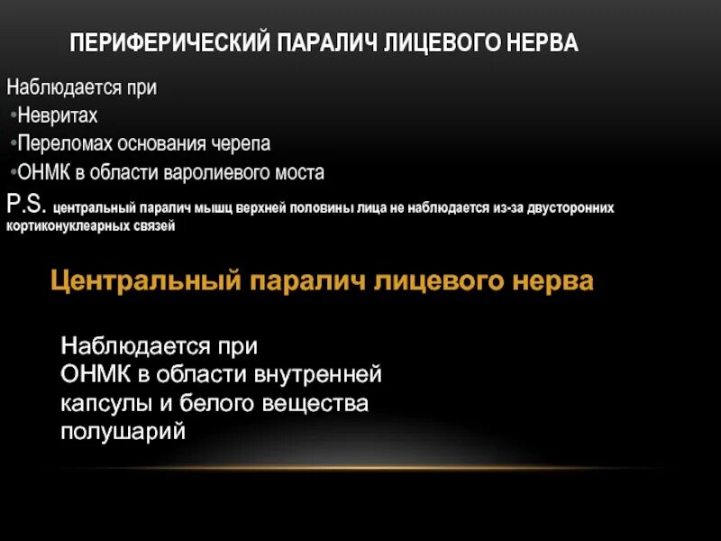 Неврит лицевого нерва код по мкб 10. Неврит лицевого нерва Центральный паралич. Периферический паралич. Центральный и периферический парез лицевого нерва.