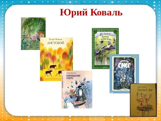 Жизнь и творчество коваля. Произведения Юрия Коваля для 3 класса.