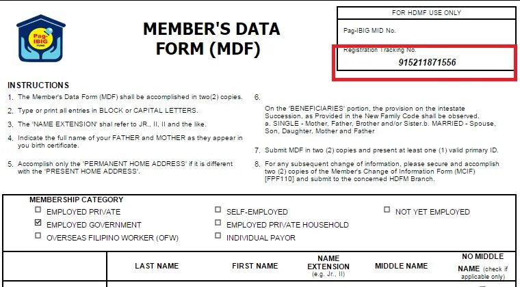 Member data. Establishment you wish to become a pag ibig loyalty card member.