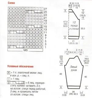 Размеры свитера реглан 56 размера