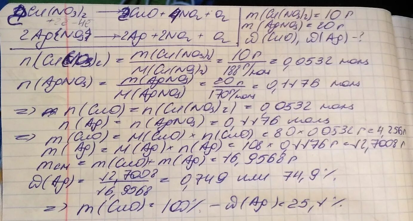 Нитрат марганца прокалили. Смесь меди и оксида меди 2. Нитрат серебра 20 %. Смесь нитратов прокалили. Смесь серебра и меди.