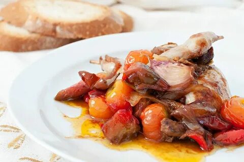 Рагу из кролика с овощами