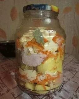 Картофель в банке в духовке рецепт