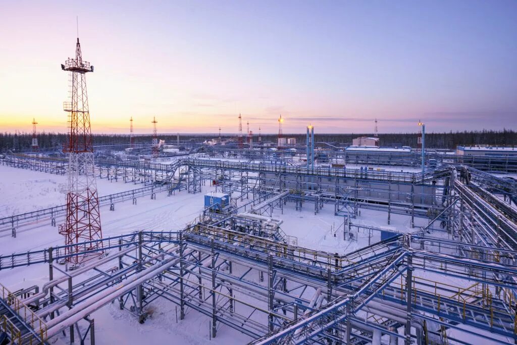 Добыча газа на месторождении