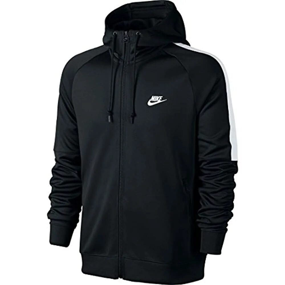 Куртка найк черная. Hooded Jacket Nike. Nike Hooded track Jacket. Мастерки найк мужские чёрные. Куртка найк балахон.