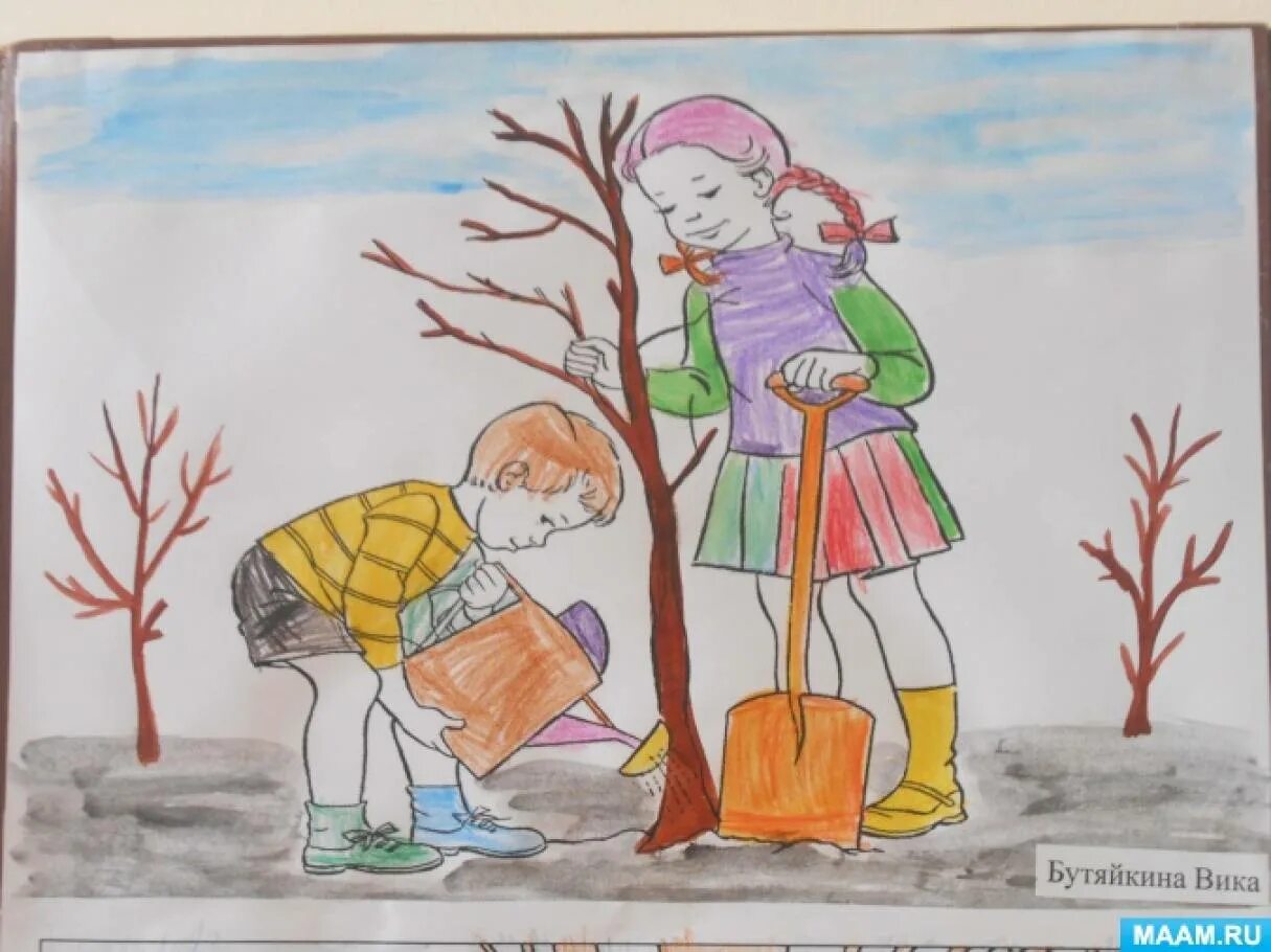 Рисунки войти. Рисунок на тему будь природе другом. Ресунок на тему поможем природа. Забота о природе рисунок. Мы друзья природы рисунок.
