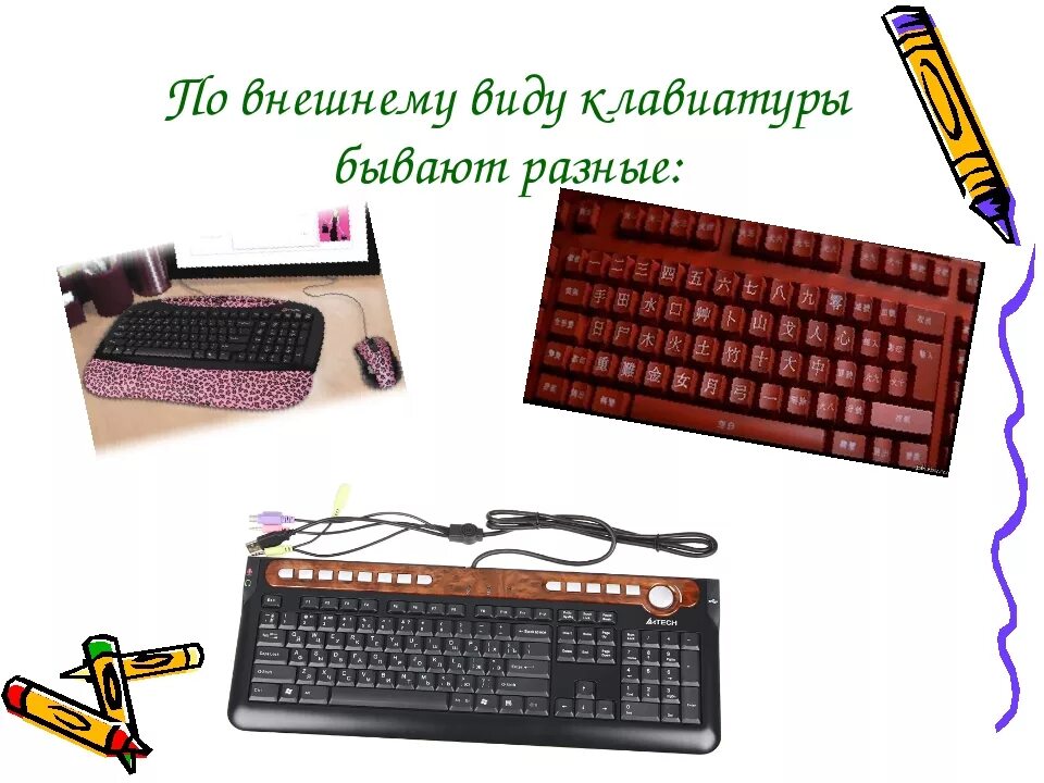 Клавиатура бывает