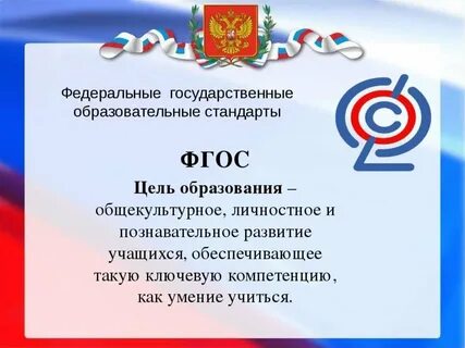 Цель новых образовательных стандартов