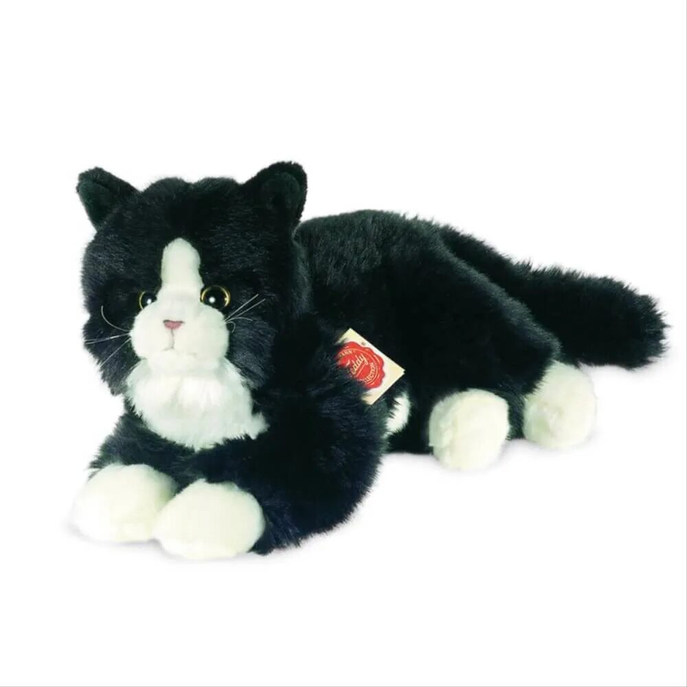 Белую кошку белую кошку игрушку. Teddy Hermann кошка. Мягкая игрушка черно белый кот. Мягкая игрушка кошечка. Мягкая игрушка черный кот.