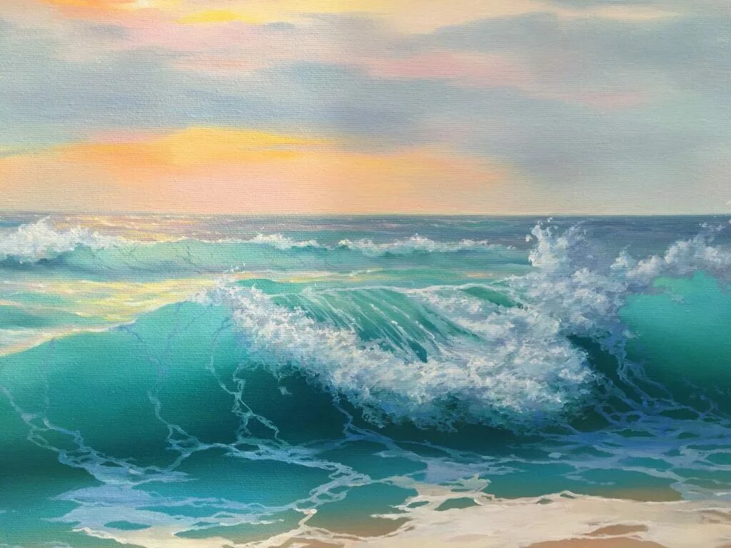 Как называются художники рисующие море. Картины художника Лузик Виктора морской пейзаж.