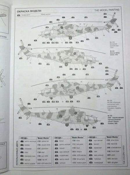 Инструкции моделей звезда