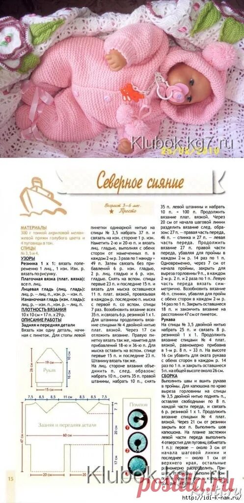 Вяжем новорожденному для начинающих
