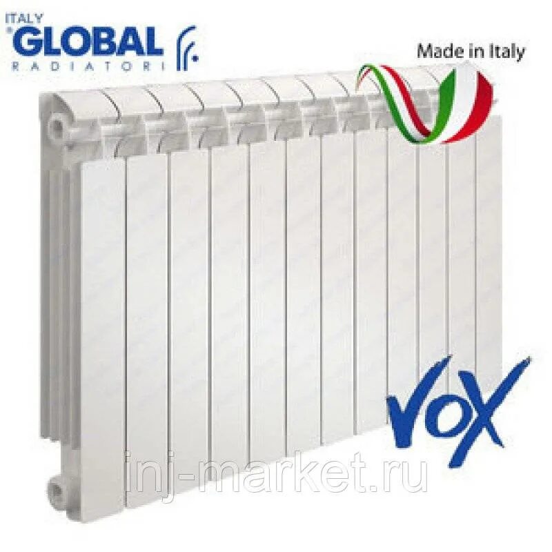 Global vox r. Радиатор global vox. алюминиевый радиатор отопления глобал 500/100. global vox r 500. глобал радиаторы биметаллические.
