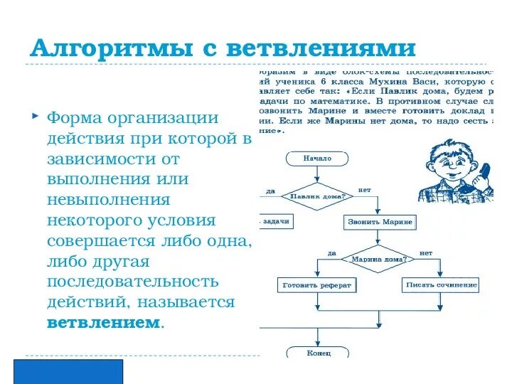 Циклические алгоритмы ветвление. Алгоритмы с ветвлением задачи. Схема ветвления в информатике пример. Алгоритм с ветвлением 6 класс. Алгоритм с ветвлением примеры.