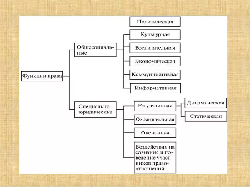 Функции правовых явлений