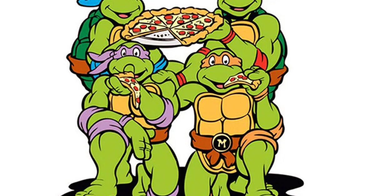 Черепашки ниндзя картинки. Пицца teenage Mutant Ninja Turtles. Кавабанга Черепашки ниндзя. Вафельная картинка череп.