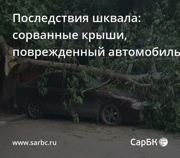Ураган сорвал крышу с застрахованного