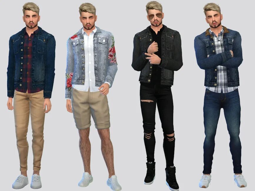 SIMS 4 Denim Jacket. Симс 4 джинсовка мужская. Men's Jacket SIMS 4. Джинсовая куртка симс 4 мужская. Симс 4 тренд