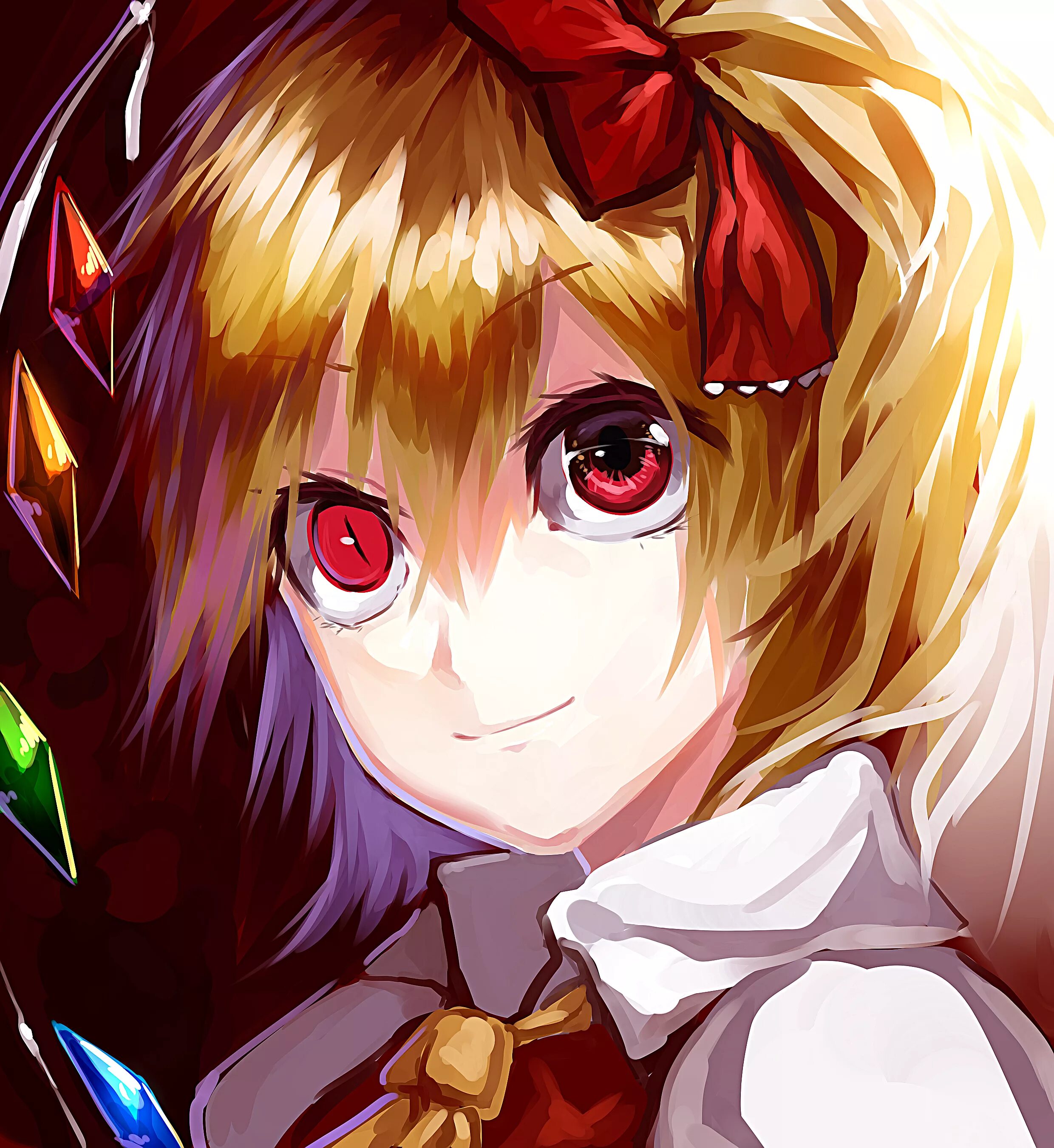 Flandre scarlet. Фландр Скарлет. Touhou Flandre Scarlet. Touhou Flandre Scarlet Art. Touhou Project персонажи Flandre Scarlet.