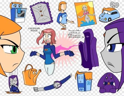 Raven Starfire Gwen Tennyson Art Female, raven, purple, animals png free do...