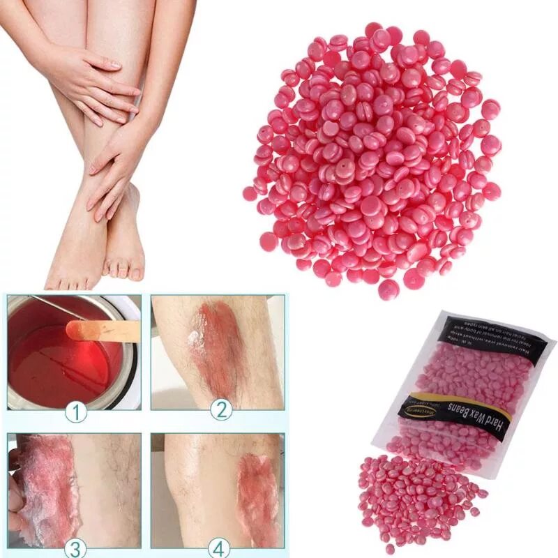 20pcs/lot Yellow Hair Removal Wax Strips Roll Underarm Wax Strip Paper Beauty To
