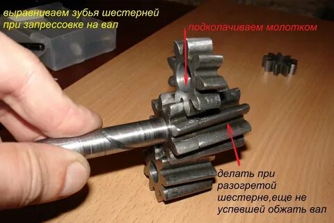Зазор шестерен масляного насоса
