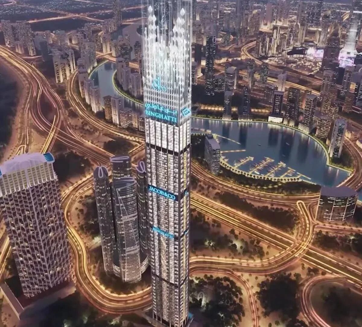 Строят самый высокий небоскреб