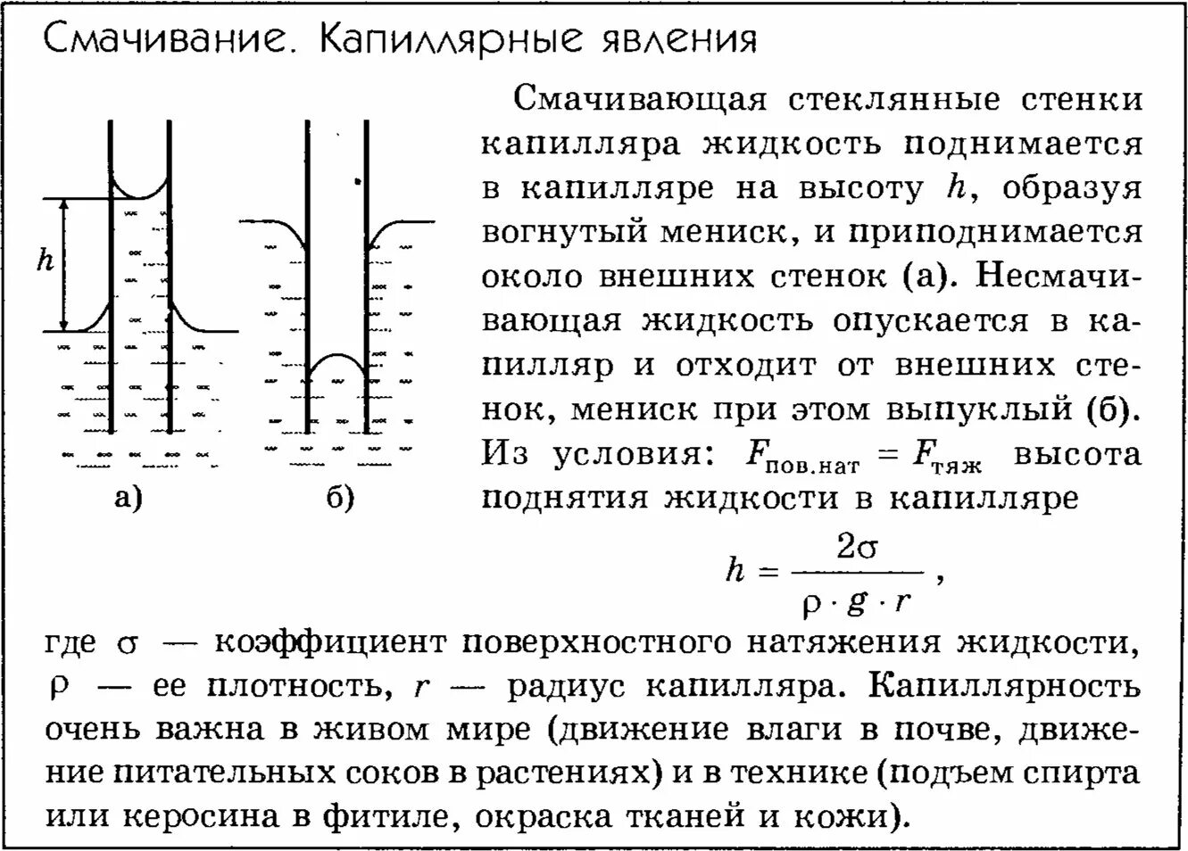 Поверхностное натяжение капиллярность. Таблица по физике смачивание несмачивание капиллярность. капиллярные явления. смачивание капиллярные явления. капиллярные явления физика.