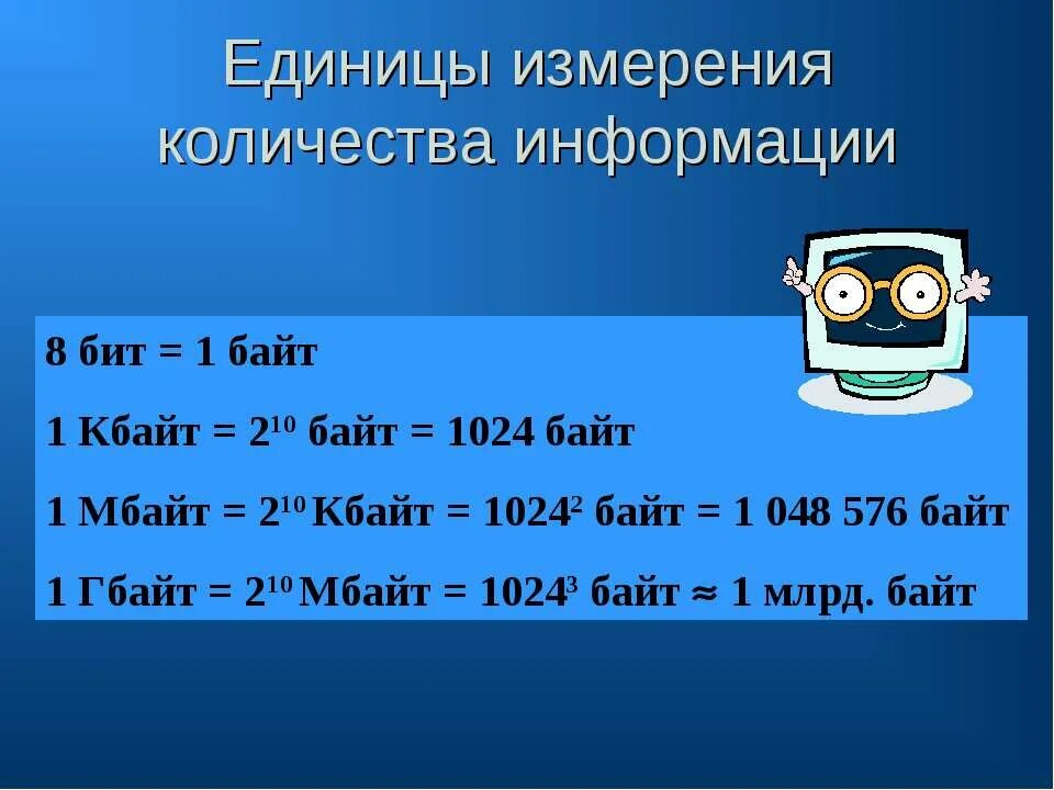 21 кбайт. Единицы измерения количества информации. бит байт. 1024 байт в кбайт. 1 байт 8 бит.