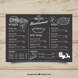 Black menu