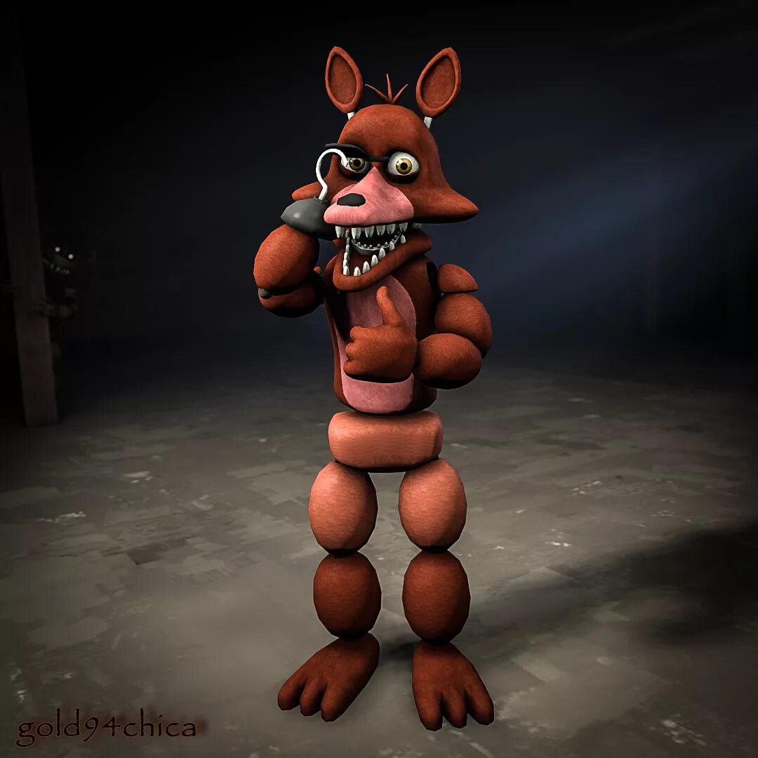 Модель аниматроника. Unwithered Фокси. Фокси 3. Модель Unwithered Foxy. Unwithered Фокси 2054.