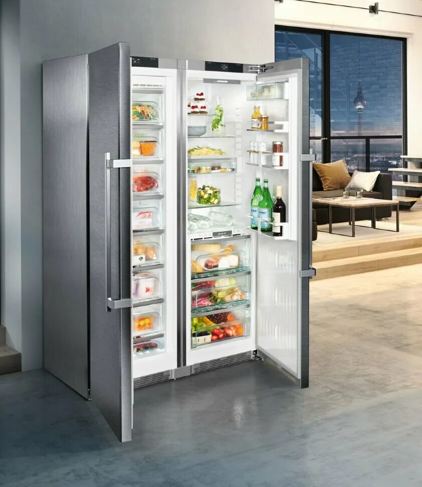 Новые модели холодильников. Холодильник Liebherr sbsbs8683. Холодильник Liebherr SBSES 8663. Холодильник Либхер Сайд бай Сайд. Холодильник Liebherr sbses8483.