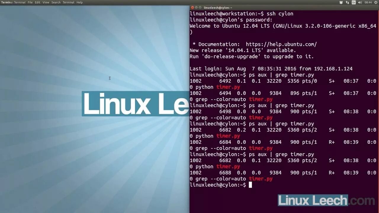 Split linux