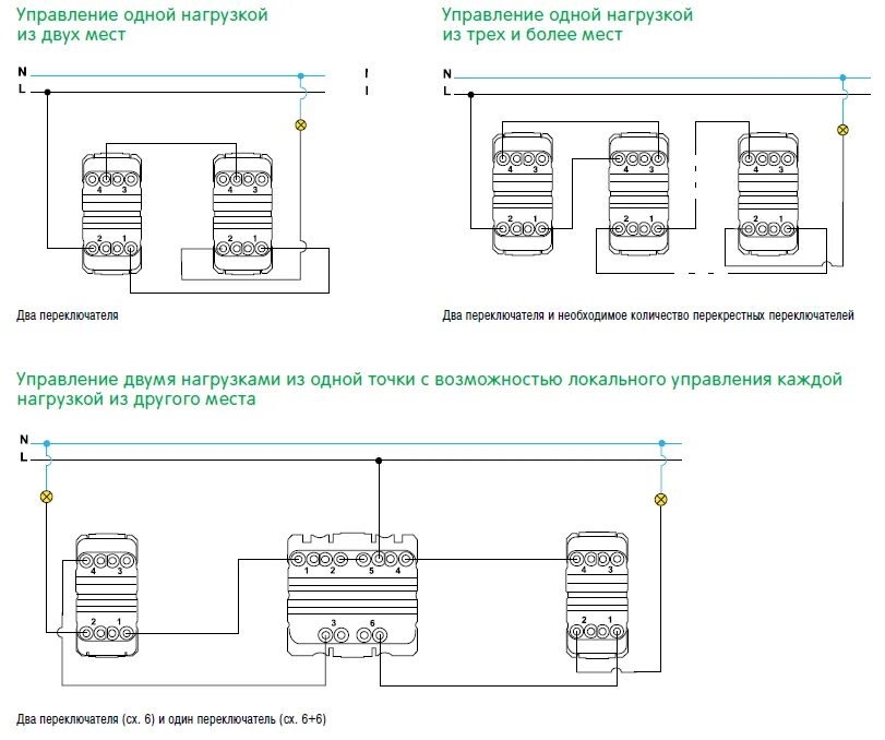 Схема подключения перекрестного выключателя Schneider Electric. Проходной выключатель схема Шнайер. Схема подключения переключателя с трех мест Schneider Electric. Схема подключения выключателя Schneider Electric. Проходные выключатели двухклавишные шнайдер