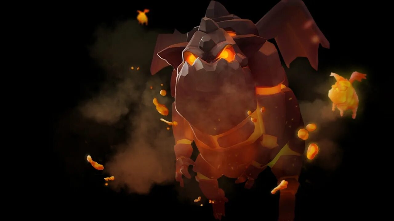Огненный шар клеш. Адская гончая из клеш рояль. clash of clans гончая. лава гончая клэш рояль. адская гончая из clash of clans.