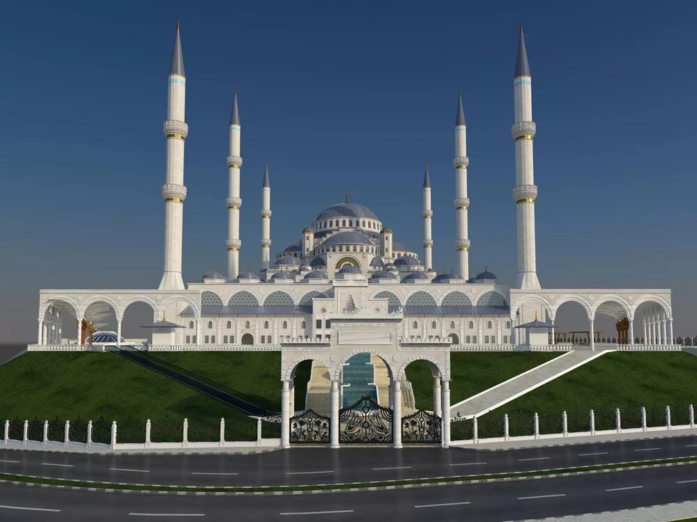 Самые крупные мечети. Мечеть в Турции Чамлыджа. Самая большая мечеть в Турции Чамлыджа. Мечеть Буюк Чамлыджа Стамбул. Стамбул мечеть чалмыджан.