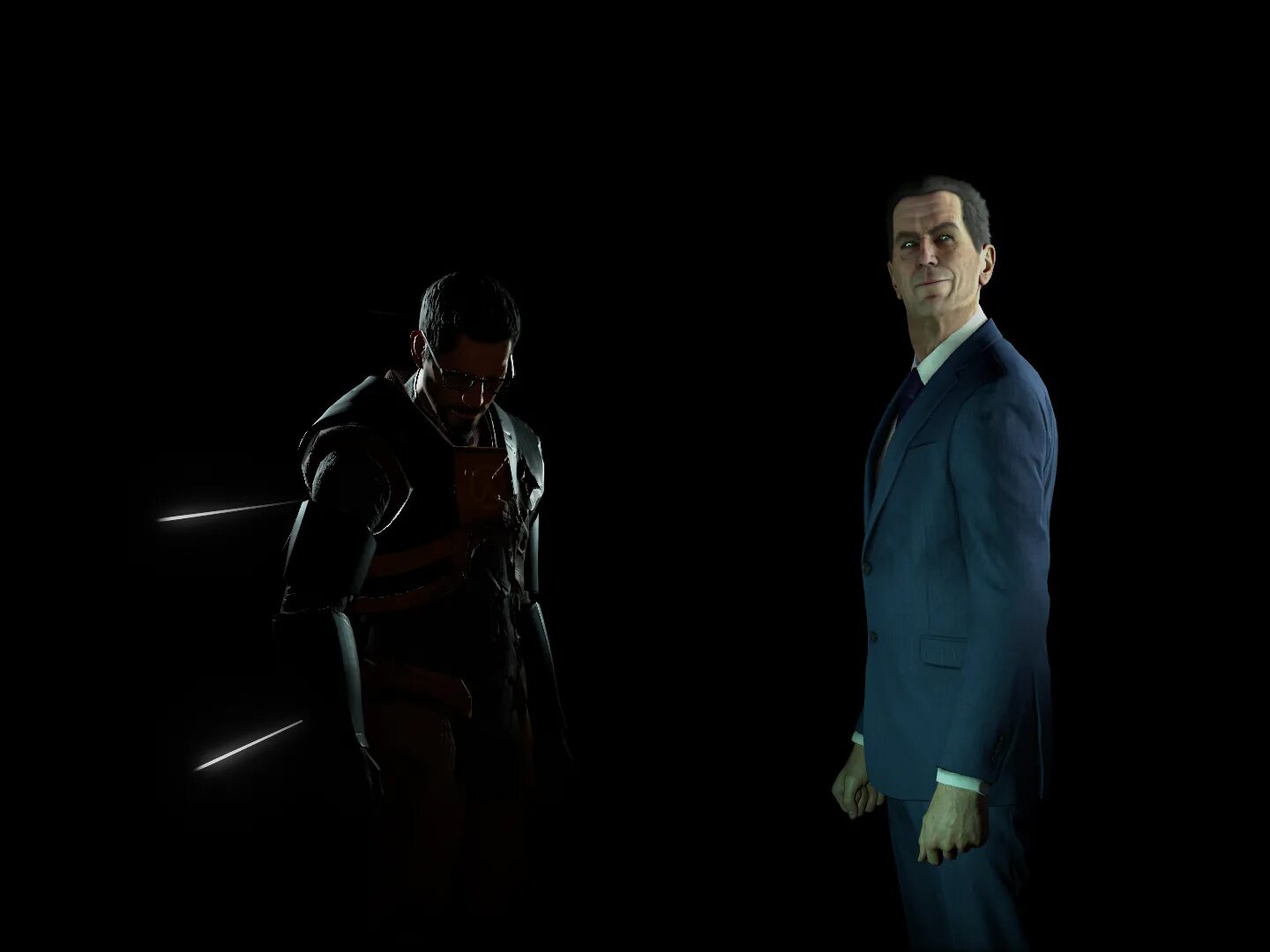 Мен фром фог. G man half life alyx. халф лайф алекс джимен. half life гордон и g-man. джимен half life alyx.