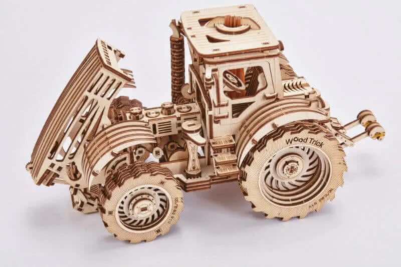 Конструктор из дерева. Сборная модель wood trick трактор. 3d puzzle &quot;трактор john deere&quot;. 3d пазл трактор tar03. конструктор ugears трактор.