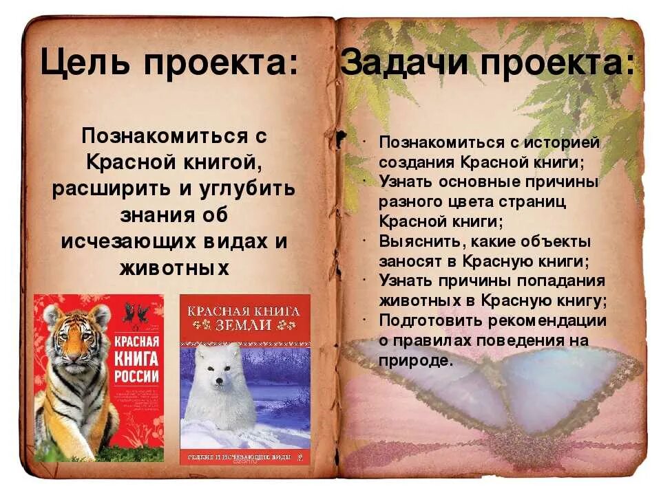 Проект про красную книгу россии