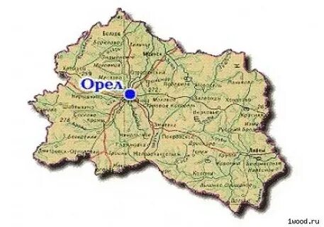 На какой реке расположен орел