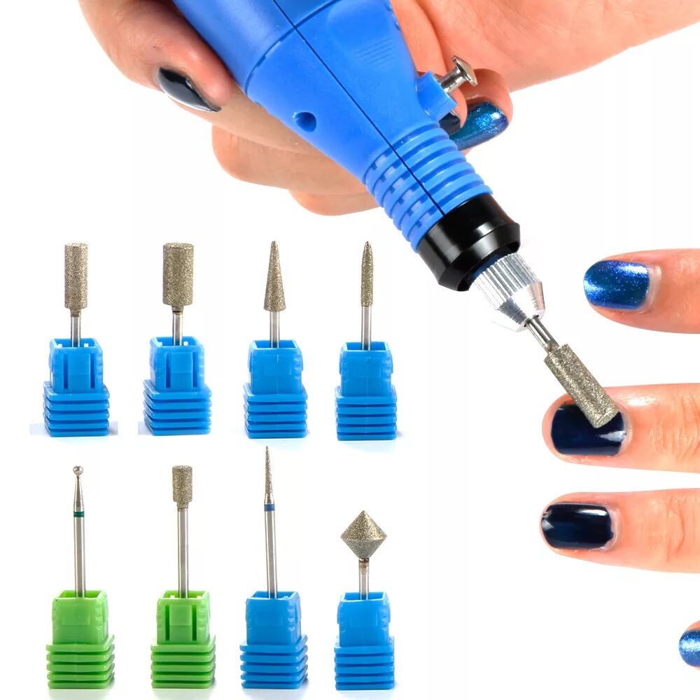 Насадки для Nail Drill. Насадки для фрезера для маникюра. Электрическая дрель для ногтей с насадками. Насадка дрели для маникюра.